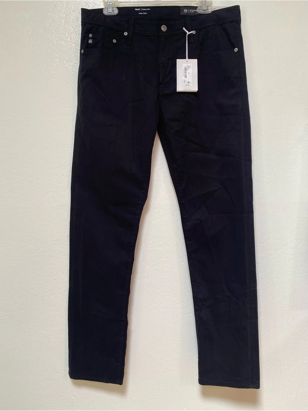 AG Tellis Modern Slim Lightweight Satin Pants